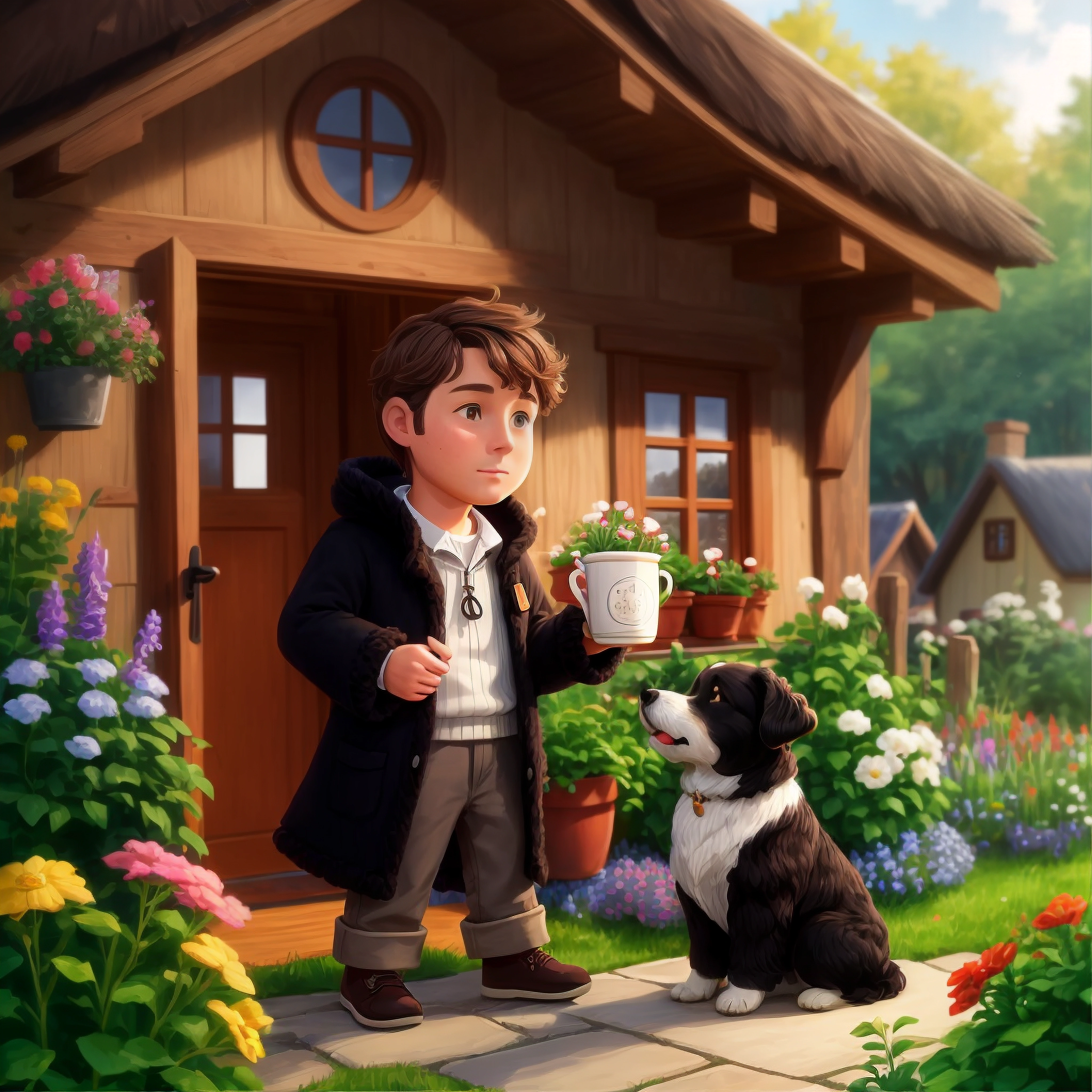 A Realtor and his dog