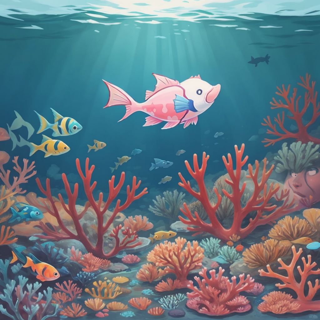 Fish on an Adventure: Exploring the Coral Reef
