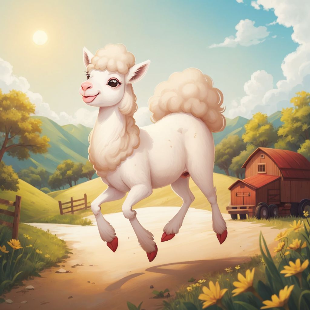 Larry the Llama Visits His Friends in SLO