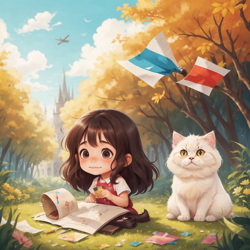 Lina, die kleine Träumerin, und die Abenteuer der Farben