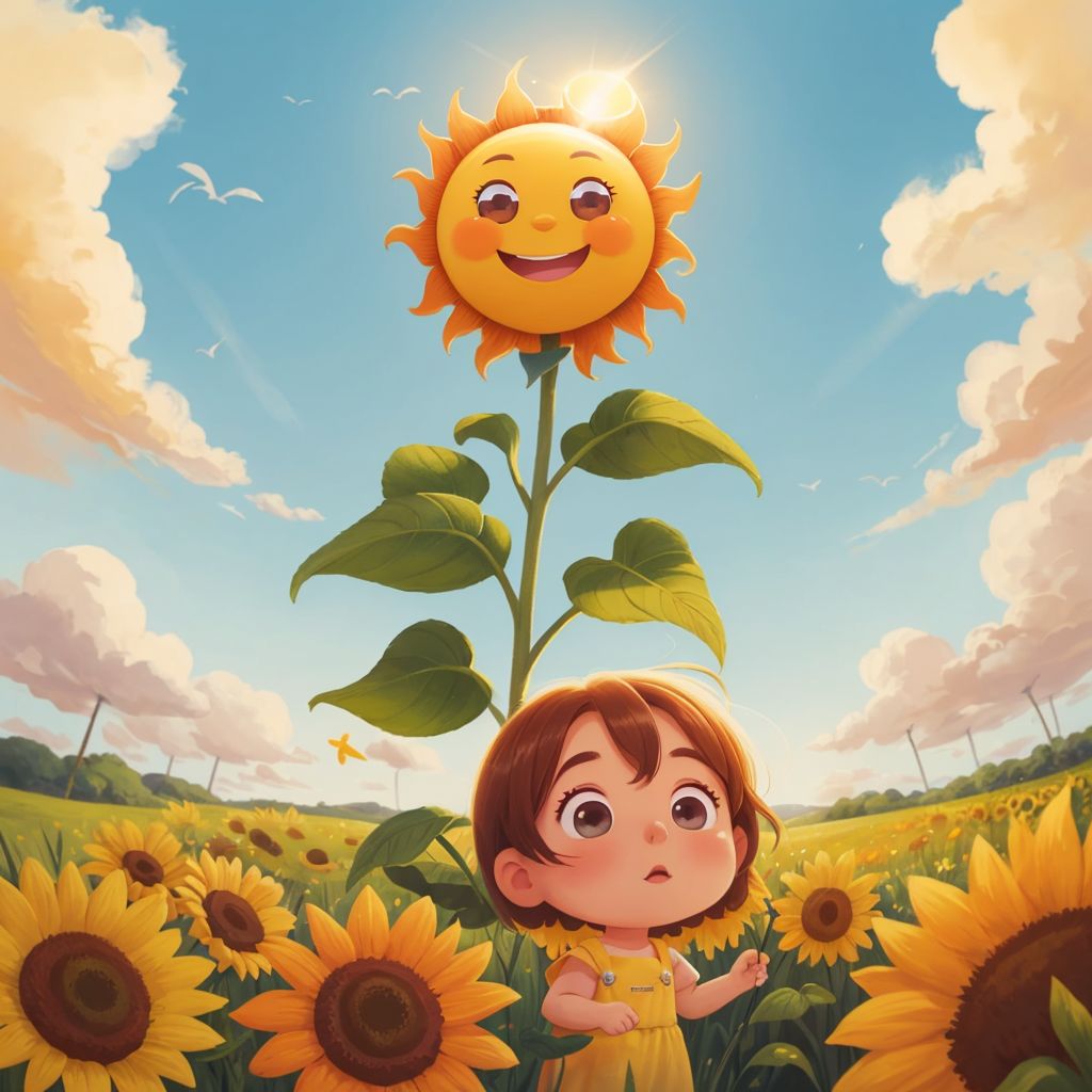 Smisha and the sunflower