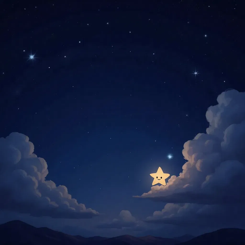 The Little Star and the Cloud