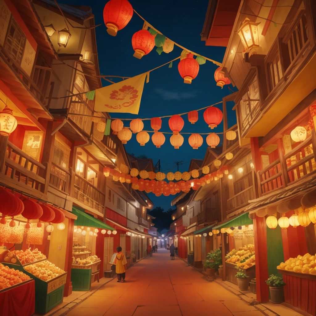 The Lunar New Year Celebration in Lung Yuet Tau