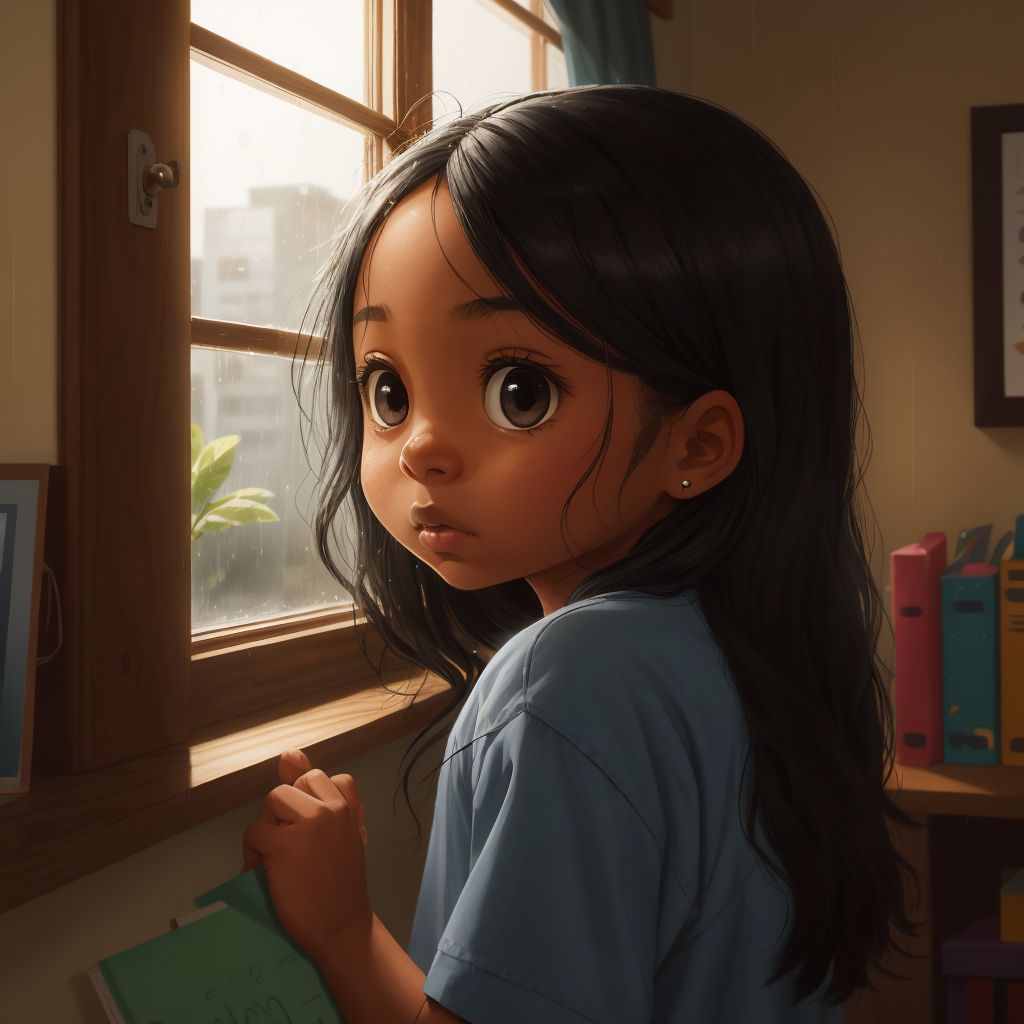 Together Through the Storm:  Lea and Bo's Rainy Day Adventure